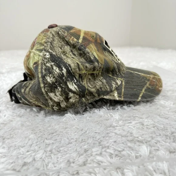 Texas A&M Aggies Hat Cap Strap Back Camo College Football Mens Mossy Oak Hunting - Picture 6 of 12